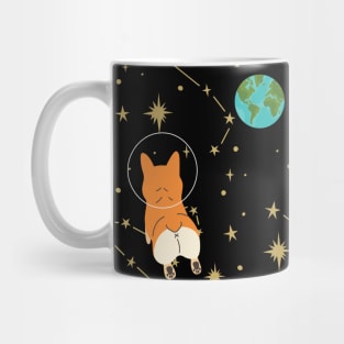 Corgi in Space Mug